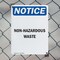 Signmission Non-Hazardous Waste OSHA Notice Sign, Plastic, 10in W x 14in L, 2PK OS-2PACK-NS-P-1014-V-15078 - alternate 5